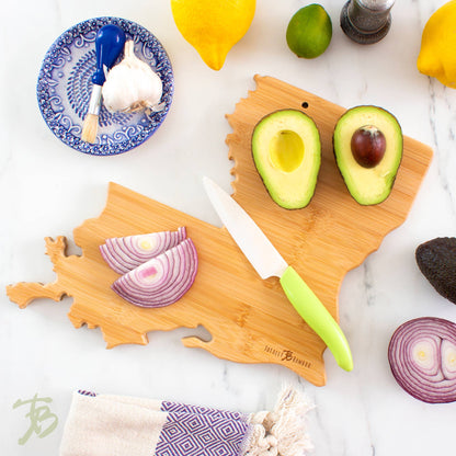 Destination Louisiana Cutting Board with Engraved Artwork